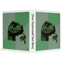 Blank Philosoraptor Vinyl Binders