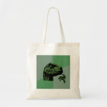 Blank Philosoraptor Canvas Bags