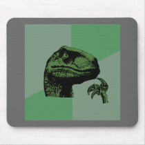 Blank Philosoraptor Mouse Pads