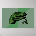 Blank Philosoraptor Poster posters