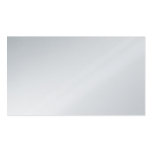 Blank Platinum Metallic Silver Business Card.