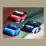 Blank "Race Day" Postcards postcards