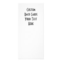 Blank Rack Cards - Design Your Own Custom