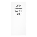 Blank Rack Cards - Design Your Own Custom