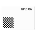 blank rude boy card business card templates