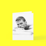 Blank Sexy Male Hunk Notecard cards
