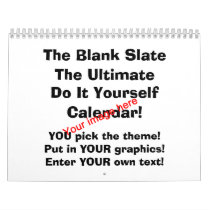 Blank Slate Calendar