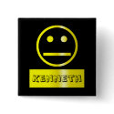 Blank Smiley Face Name Tag buttons
