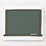Blank Teacher's Chalk Board Mouse Pad