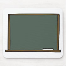Blank Teacher's Chalk Board Mouse Pad mousepads