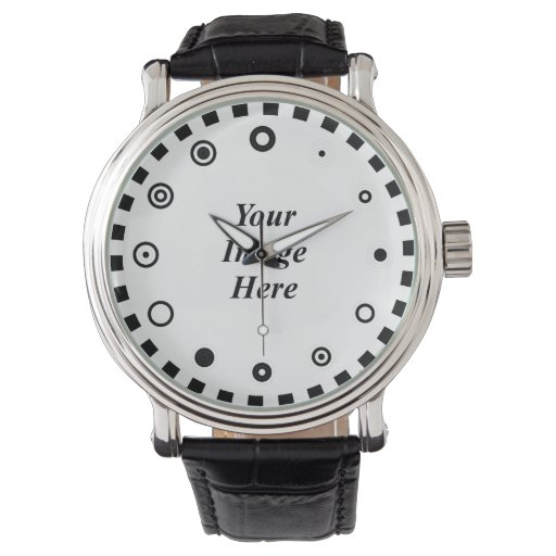 Blank Template (Binary Face) Watch | Zazzle
