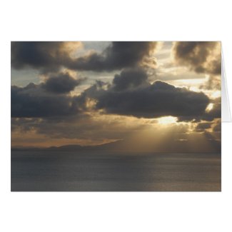 Blank - Vibrant Sunset card