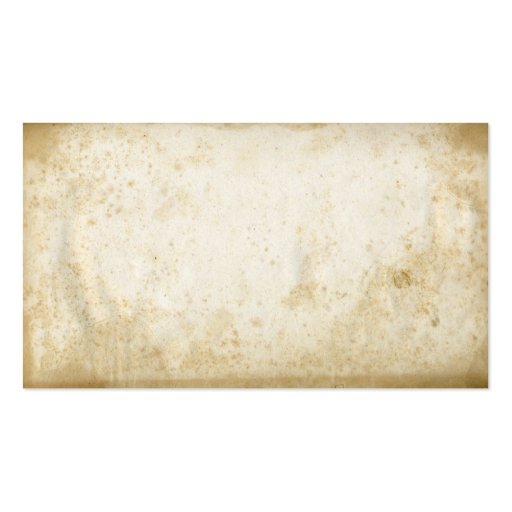 Blank Vintage Grungy Stained Paper Business Cards (back side)