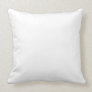 Blank white square pillow to design yourself