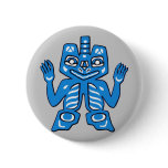 Blanket design of the Haida Indians buttons