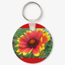 Blanket Flower Keychain by mulberry1 Blanket Flower Keychain