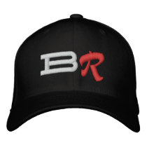 BlaqRiva BR initials Embroidered Hat embroidered hats