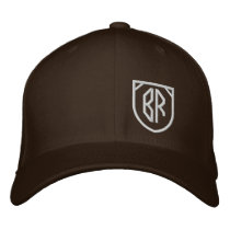 BlaqRiva initials Embroidered Hat embroidered hats