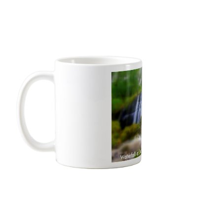blarghour Waterfall at Barr-Beithe on All... Mug by mcrobbiemedia