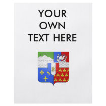 Blason Réunion Coat of Arms Flyer Design