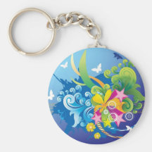 Blast of beauty keychain