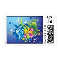 Blast of beauty postage