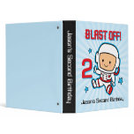Blast Off 2nd Birthday Keepsake Binder