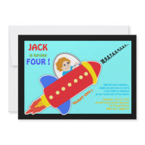 Blast Off - 4 Custom Invites