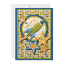 Blast Off! Card Custom Announcements