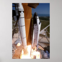 Blast-off of the Space Shuttle "Endeavor" Print