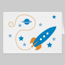 Blast-off! Rocket Card cards