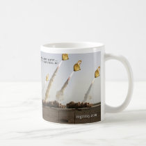 Blast Off to Level 4 Mug mugs