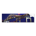 Blatnik Bridge Night Bumper Sticker