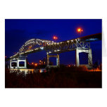 Blatnik Bridge Night Greeting Card