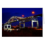 Blatnik Bridge Night Greeting Card
