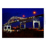 Blatnik Bridge Night Greeting Cards