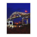 Blatnik Bridge Night Post Card