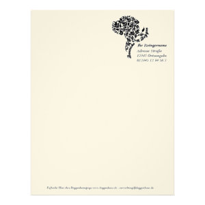 Blattdoggenkopf Personalized Letterhead