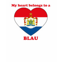 Blau t-shirts
