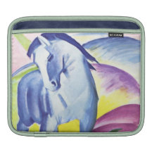 Blaues Pferd I by Franz Marc iPad Sleeve