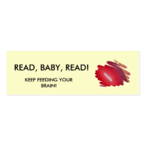 BLAZE - MINI BOOK MARKER business cards by ARTCOR7PLUS BLAZE - MINI BOOK MARKER business cards
