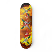 Blaze 'N Blades Emerald Daggers Skateboard