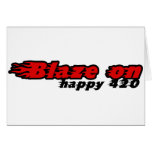 Blaze on Happy 420 Cards