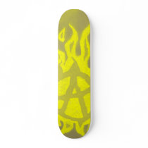 Blazin' Anarchy-New Logo-Yellow Fever Board Skateboard