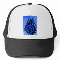 Blazin'Anarchy-New Logo-Blue Crush hats by blaquesmyth Blazin'Anarchy-New Logo-Blue Crush hats