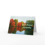 Blazing Autumn Gallery Note Card (Template)