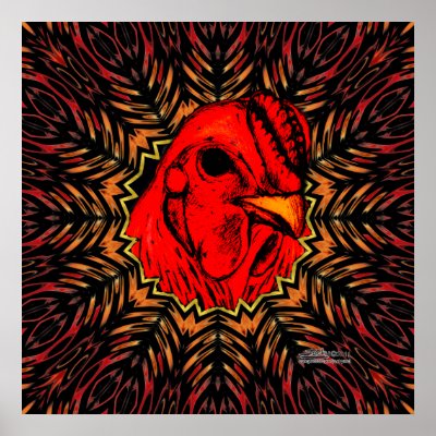 Blazing Brahma Posters by diane_jacky