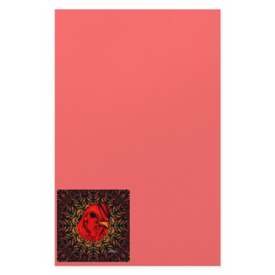 Blazing Brahma Stationery by diane_jacky