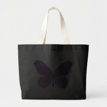 Blazing Butterfly Canvas Bags