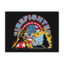 Blazing Firefighter Post Cards